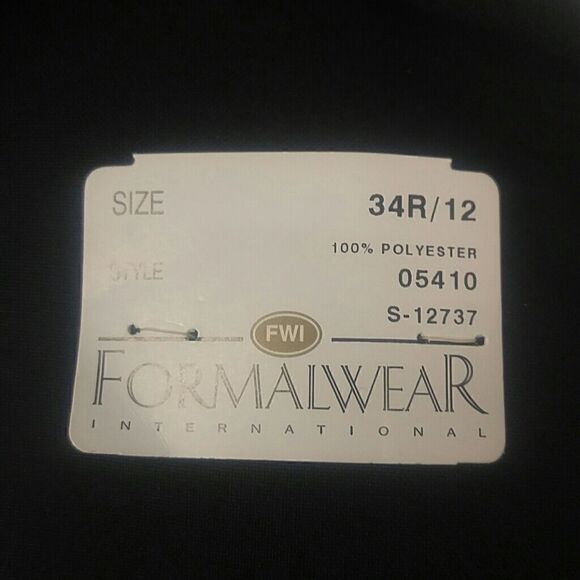 MEN'S FORMALWEAR INT. BLACK WAIST ETON JACKET. - Picture 8 of 8